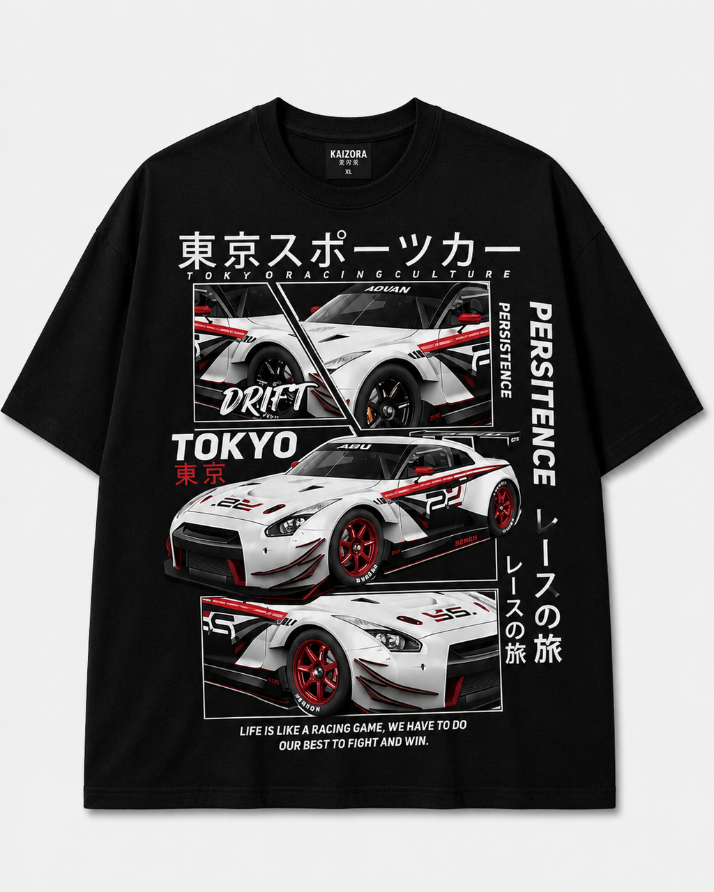 KAIZORA® TOKYO PERSISTENCE OVERSIZED TEE