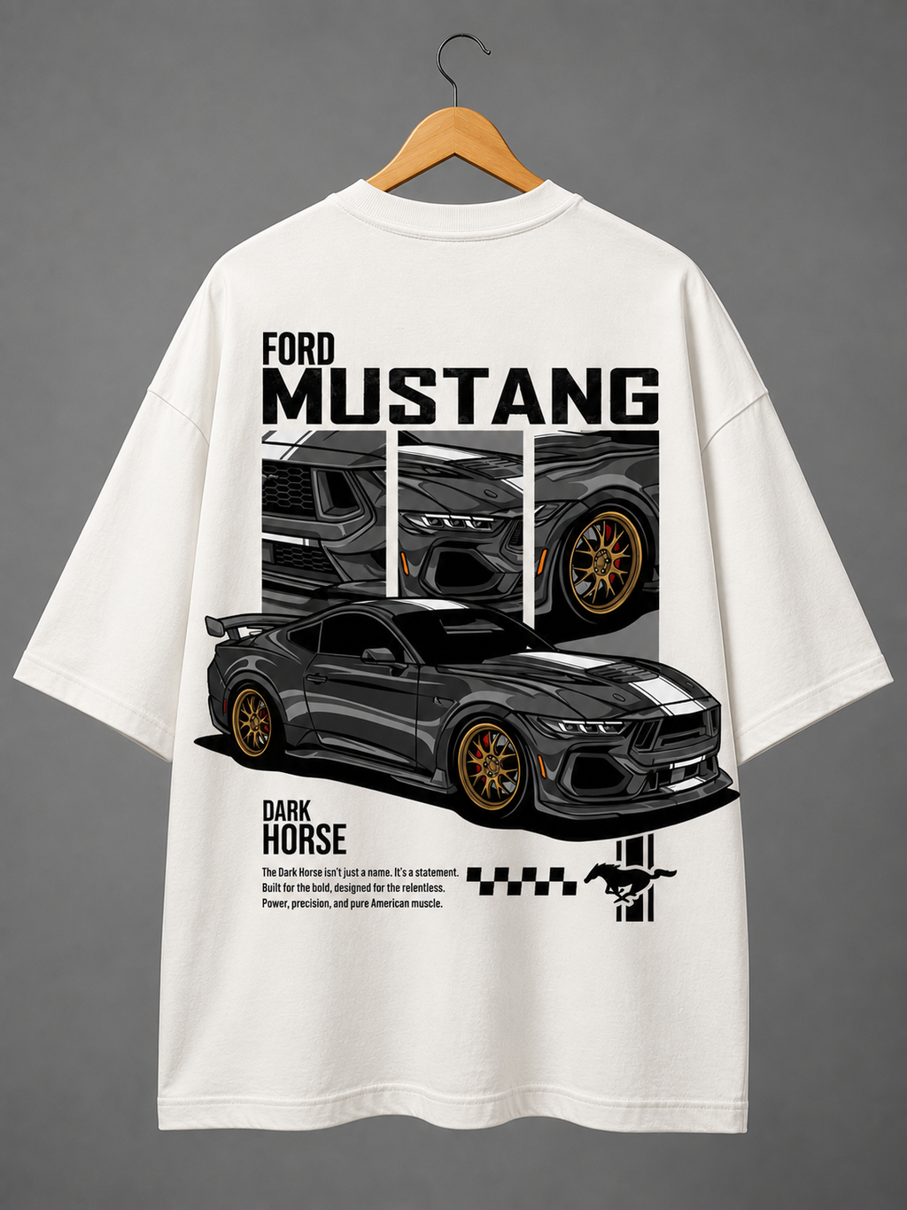 KAIZORA® DARK HORSE OVERSIZED TEE