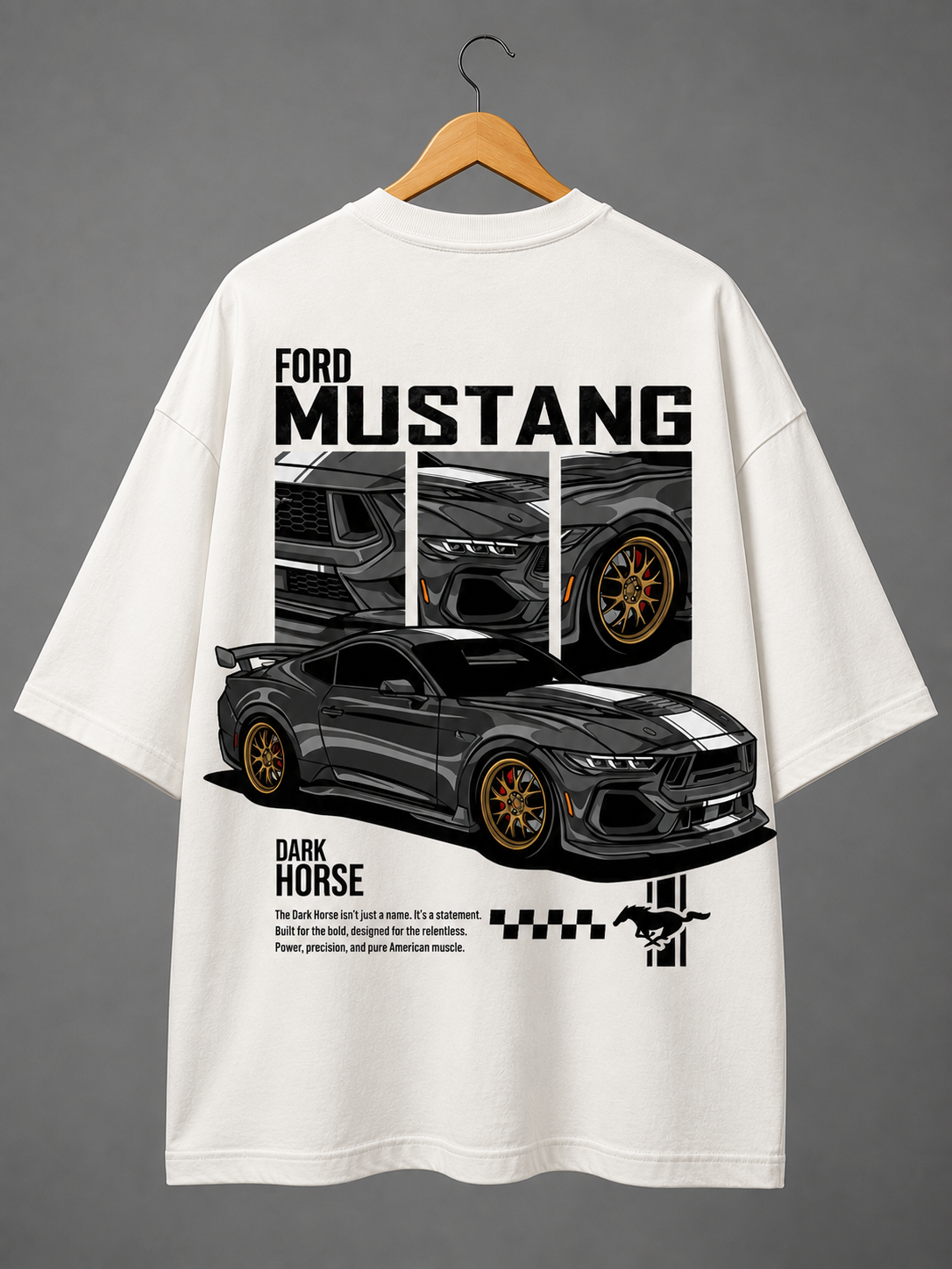 KAIZORA® DARK HORSE OVERSIZED TEE