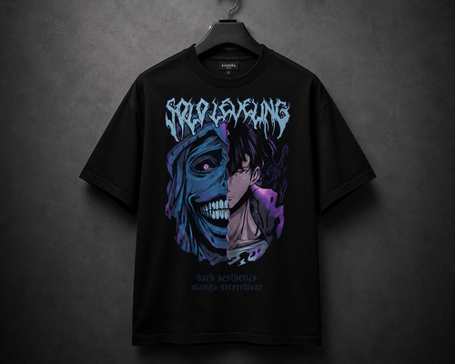 KAIZORA Solo Levling Regular T-Shirt | Dark Anime Streetwear