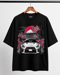 Sakura Velocity Oversized T-Shirt | Japanese Streetwear | Kaizor