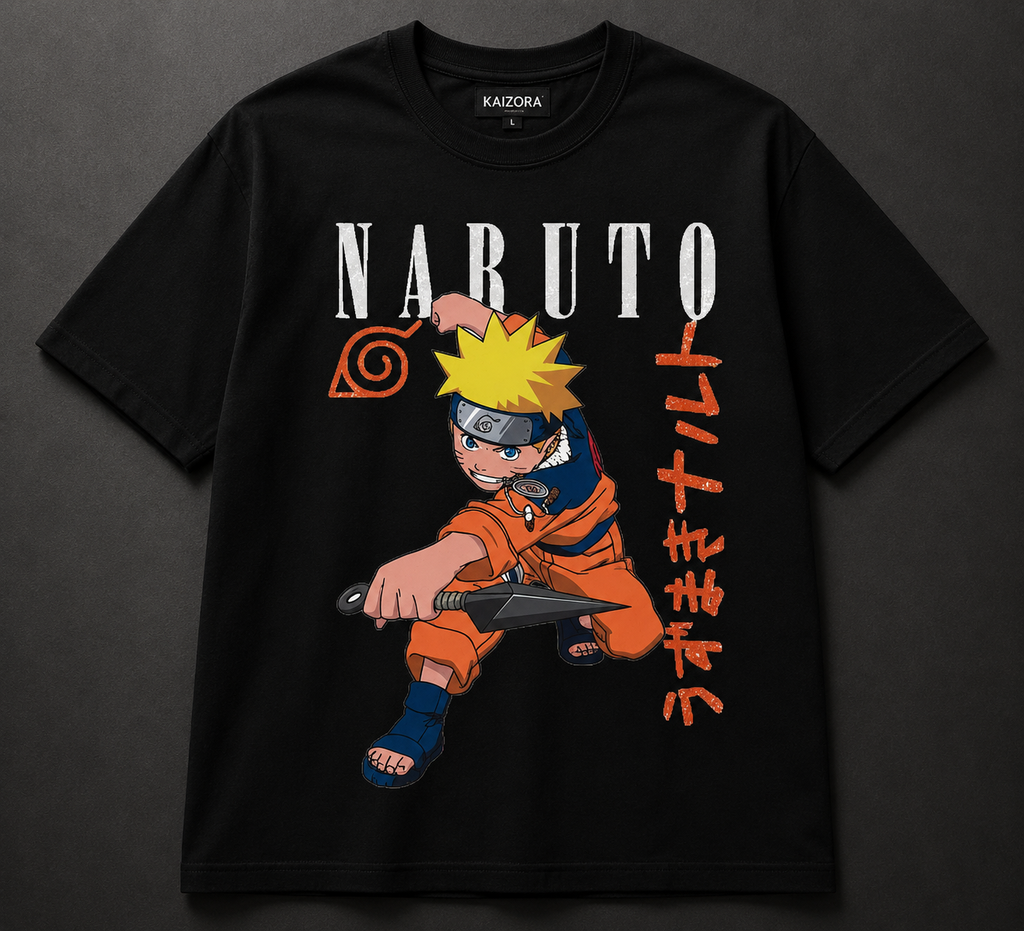 KAIZORA® Hidden Leaf Warrior Regular T-Shirt