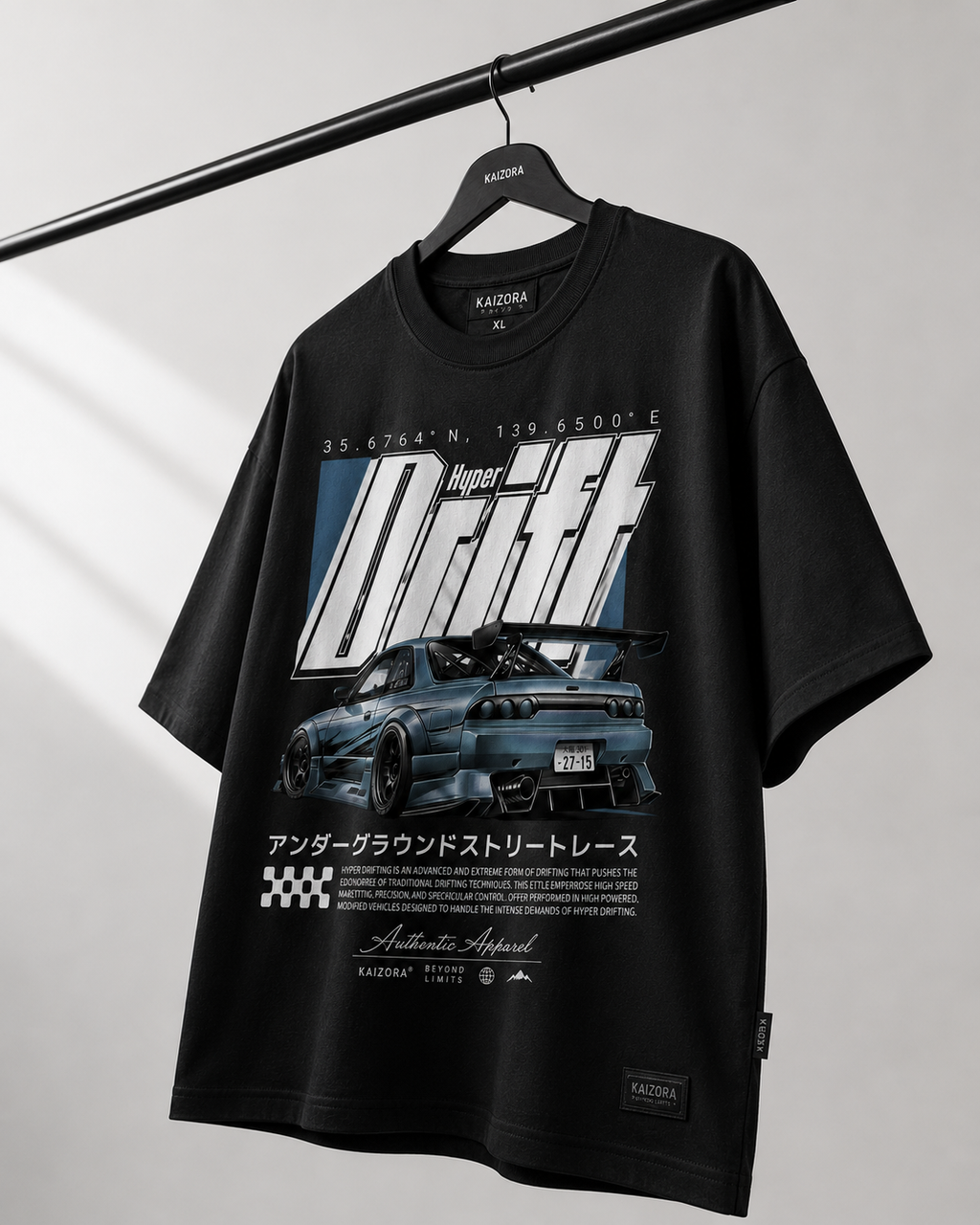 KAIZORA® HYPER DRIFT OVERSIZED TEE