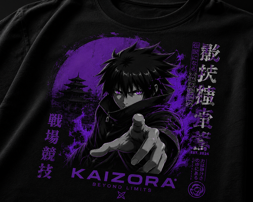 KAIZORA Midnight Warrior Regular T-Shirt