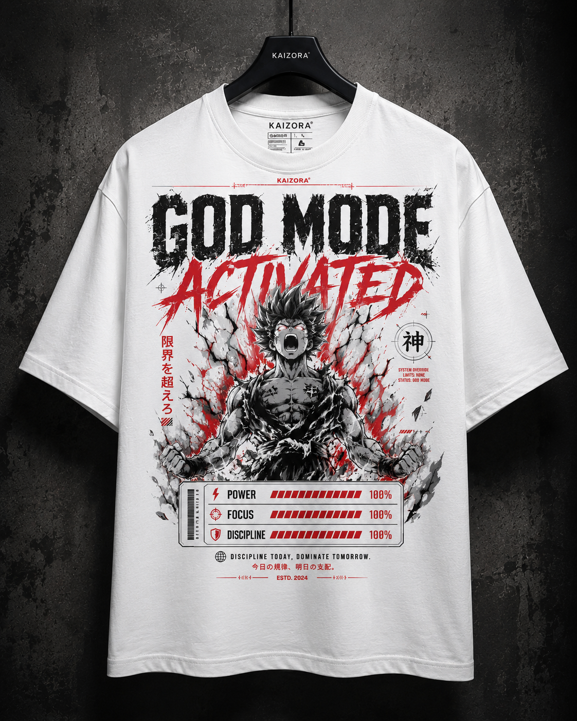 God Mode Regular T-shirt / kaizora T-shirts