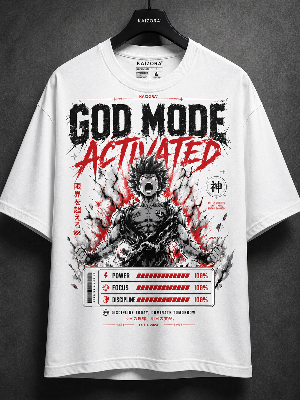 God Mode Regular T-shirt / kaizora T-shirts